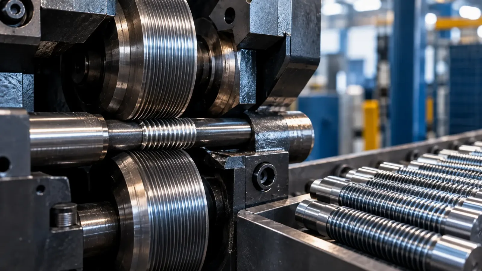 Laminação de roscas para fabricação de elementos de fixação industrial
