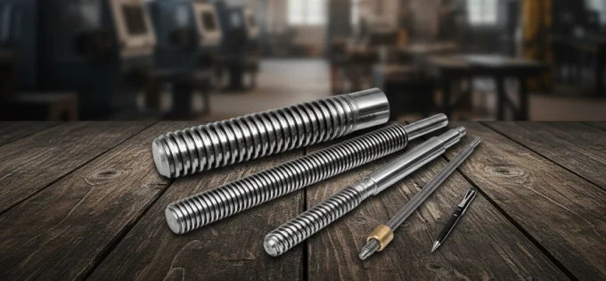 Roscas e parafusos especiais produzidos pela Rostec em São Paulo